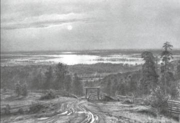 Flood Like Sea Artwork by Ivan Ivanovich Shishkin