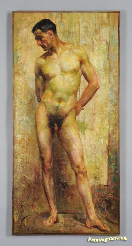 Male Nude Artwork by Cesare Tallone