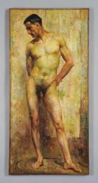 Male Nude Artwork by Cesare Tallone