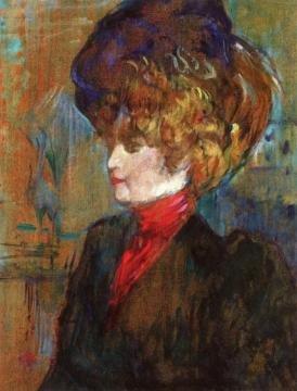 Head Of An English Lady Artwork by Henri de Toulouse-Lautrec