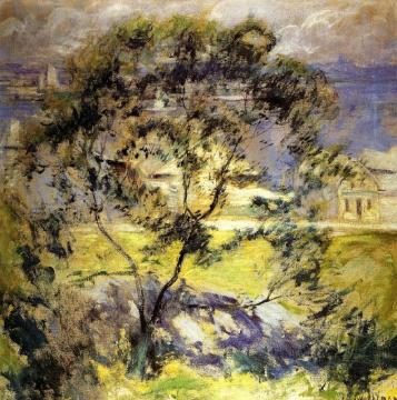 Wild Cherry Tree Artwork by John Twachtman