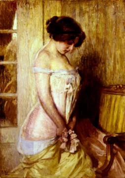 Dressing for the Ball Artwork by Pierre Bonnard