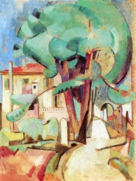 House In Cavalaire Artwork by Albert Gleizes