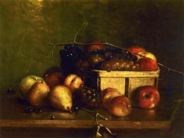 Still LIfe with Fruit and Basket Artwork by Charles Ethan Porter