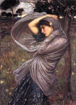 Boreas Artwork by John William Waterhouse
