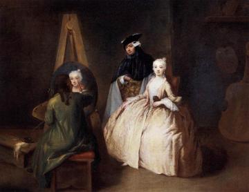 Painter in his Studio Artwork by Pietro Longhi