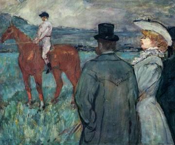 At The Races Artwork by Henri de Toulouse-Lautrec