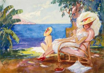 Winter Sun Artwork by Edward Cucuel