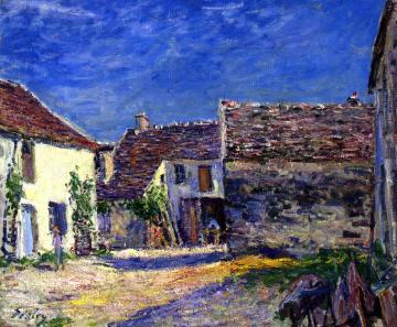 Farmyard near Moret - July Sun Artwork by Alfred Sisley