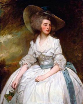 Mrs. Francis Russell Artwork by George Romney