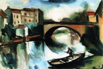 A River Through The Village Artwork by Maurice De Vlaminck