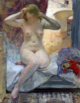 Nude in Cannes Artwork by Henri Lebasque