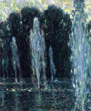 Water Jets, Versailles Artwork by Henri Le Sidaner
