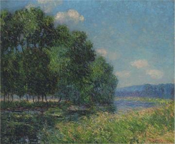 By the Eure in Summer Artwork by Gustave Loiseau