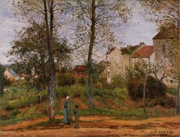 Landscape near Louveciennes Artwork by Camille Pissarro