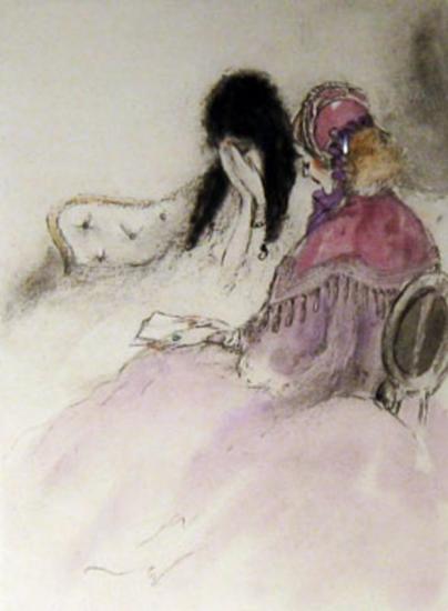 Sad Encounter Artwork by Louis Icart