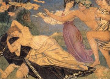 Study For Bacchus And Ariadne Artwork by Joseph Edward Southall