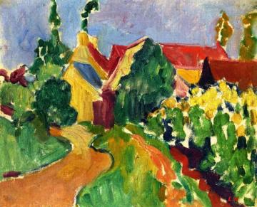 Village In Normandy Artwork by Louis Valtat