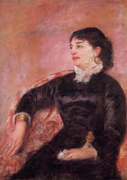 Portrait of an Italian Lady Artwork by Mary Cassatt
