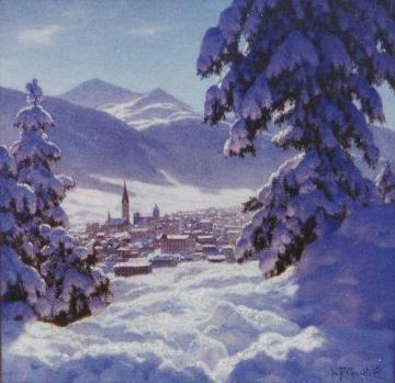 St. Moritz Artwork by Ivan Fedorovich Choultse