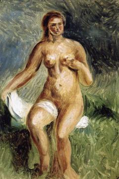 Seated Nude Artwork by Andre Derain