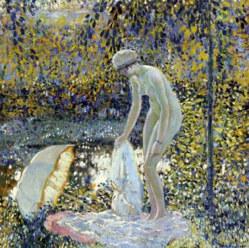 The Parasol Artwork by Frederick Carl Frieseke
