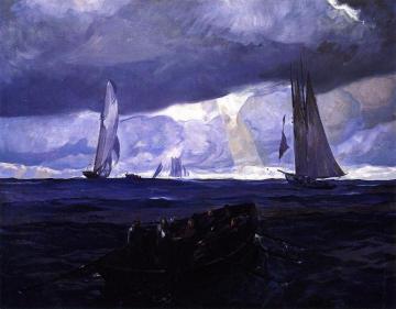 The Seiners Artwork by Rockwell Kent