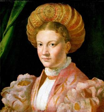 Portrait of a Young Woman Artwork by Parmigianino