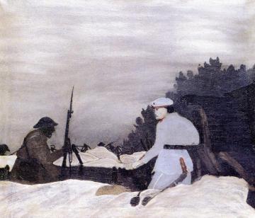 Outpost Raid: Champagne Sector Artwork by Horace Pippin