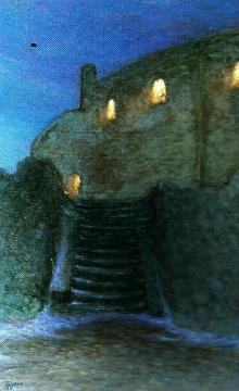 Varberg castle Artwork by Nils Kreuger