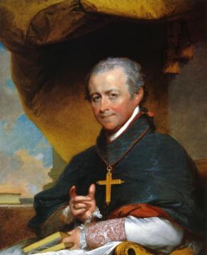 Bishop Jean-Louis Anne Magdelaine Lefebvre de Cheverus Artwork by Gilbert Stuart