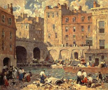 The Crowding City Artwork by Robert Spencer