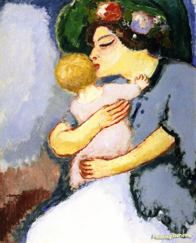 My Kid And Her Mother Artwork by Kees Van Dongen