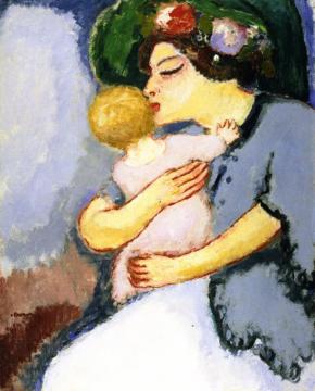 My Kid And Her Mother Artwork by Kees Van Dongen