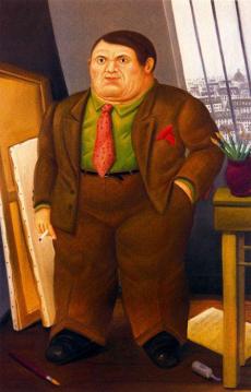 Picasso, Paris, 1930 Artwork by Fernando Botero