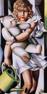 Portrait of Miss Poum Rachou Artwork by Tamara De Lempicka