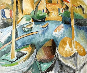 Boats At Martigues Artwork by Raoul Dufy