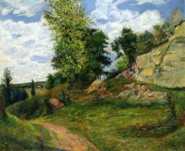 Chou Quarries at Pontoise - I Artwork by Paul Gauguin
