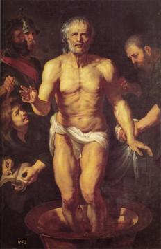 The Death of Seneca Artwork by Peter Paul Rubens