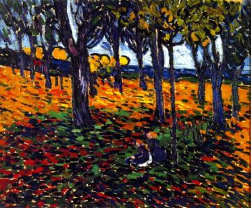The Chestnut Grove At Chatou Artwork by Maurice De Vlaminck