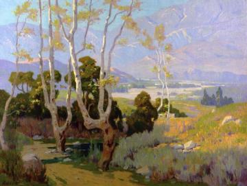Santa Paula Valley Artwork by Elmer Wachtel