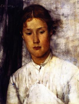 The Gamekeeper's Daughter Artwork by Edward Arthur Walton