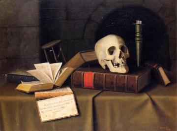 Momento Mori, "to This Favour" Artwork by William Michael Harnett