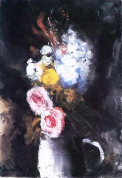 Flowers In A Vase Artwork by Maurice De Vlaminck