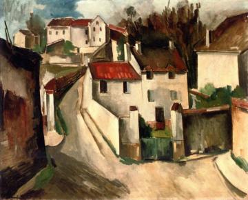 Quartier Saint-michel, Bougival Artwork by Maurice De Vlaminck