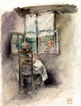 The Open Window Artwork by Robert Frederick Blum