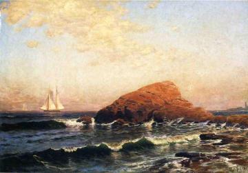 Little Bass Rock, Narragansett, RI Artwork by Alfred Thompson Bricher