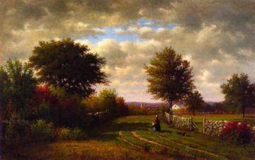Going to Market Artwork by George Inness