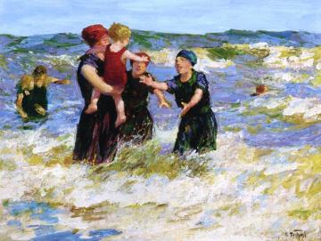 Making Friends Artwork by Edward Potthast
