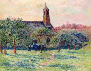 Church in Clohars, Pont-Aven Artwork by Henry Moret